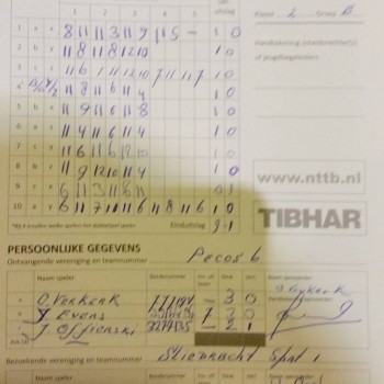 Pecos 6 - Sliedrecht Sport 1, 6-2-2015 Pecos 6 - Sliedrecht Sport 1, 6-2-2015